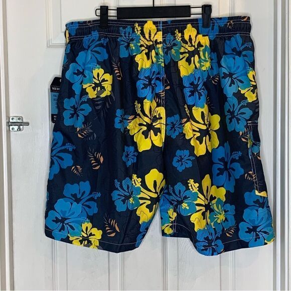 SIX ISLANDS Mens Swim Trunks Recycled Plastic Fabric Size 3XL - Picture 3 of 10